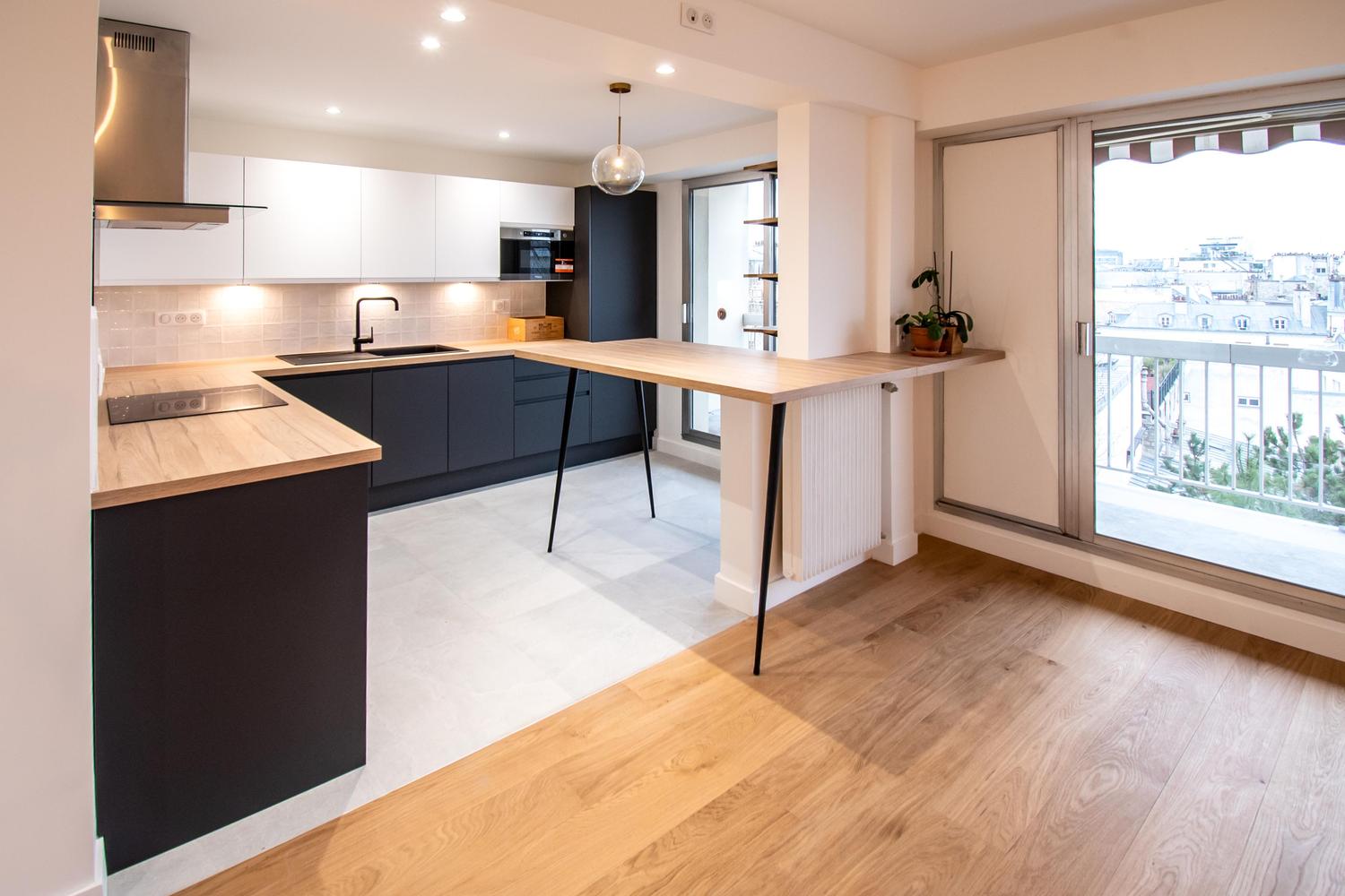 Rénovation complète d'un appartement parisien