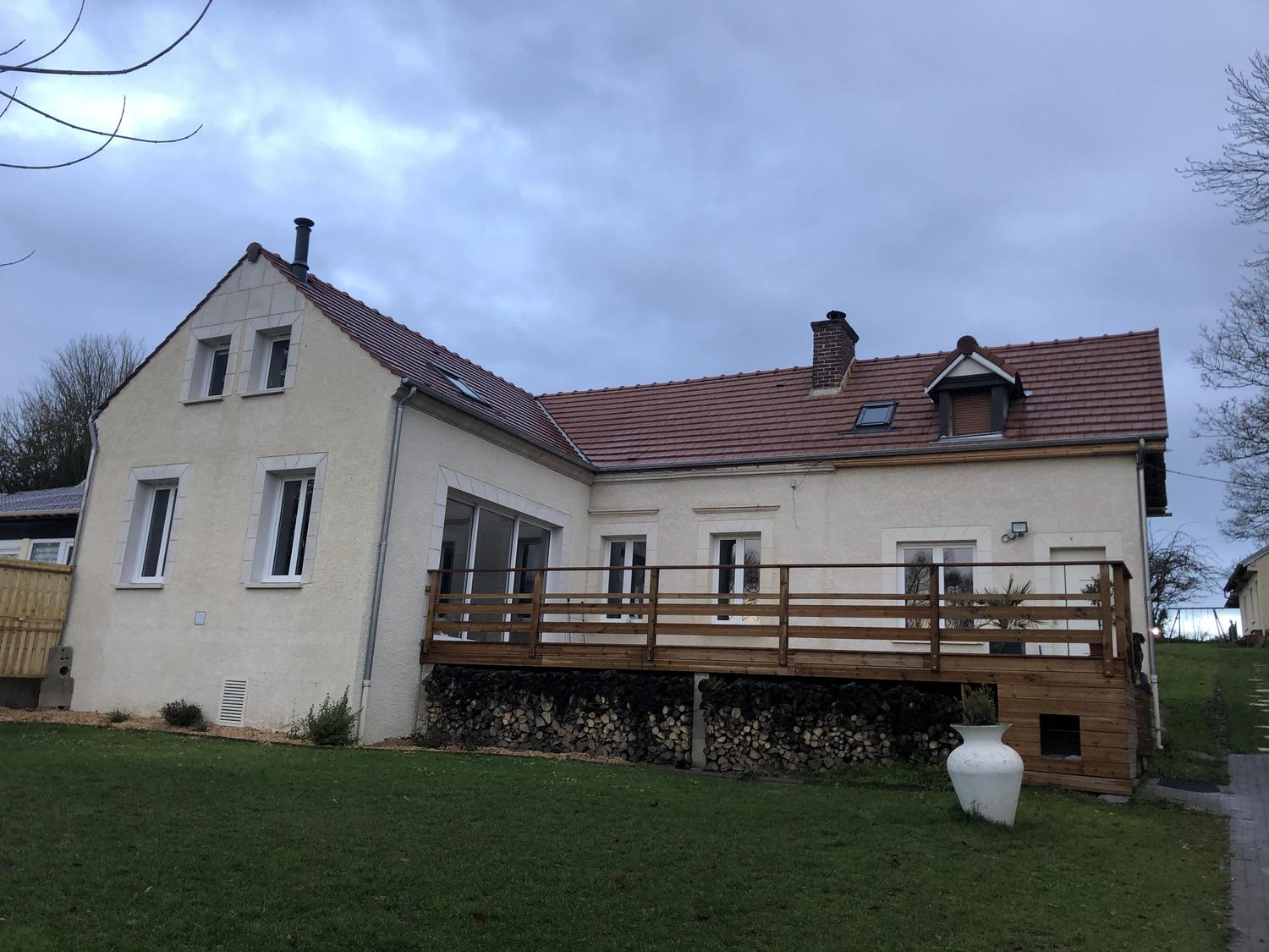 Extension d'une maison individuelle