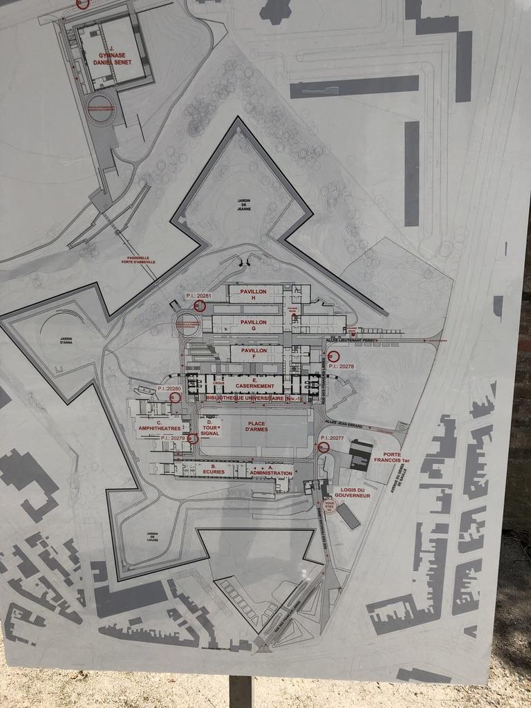 plan Citadelle Amiens